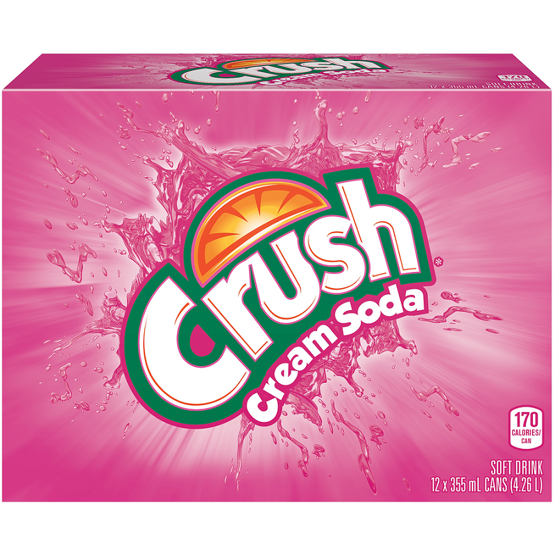 CRUSH - CREAM SODA  24x355ml