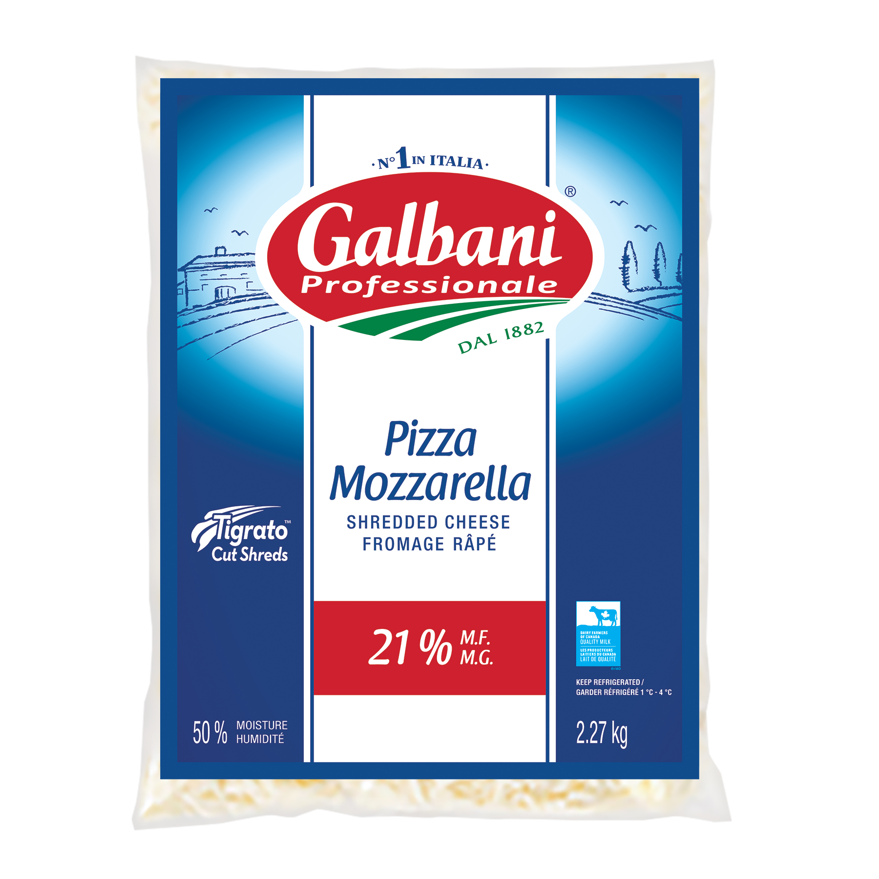 35062 GALBANI 22% SHRED 4x2.27 kg