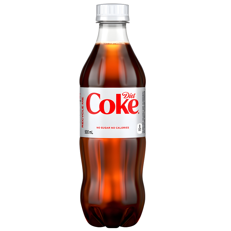 500ml x 24 DIET COKE BOTTLE