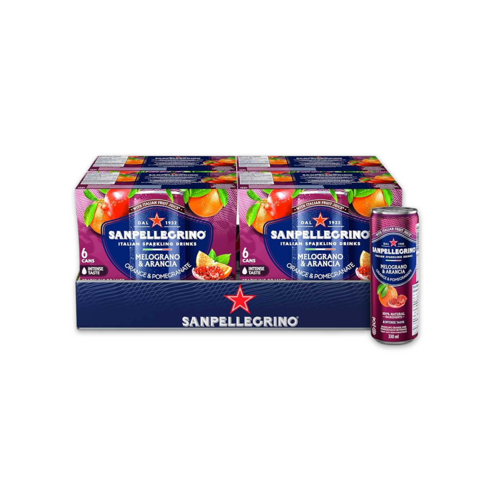 Sanpellegrino - Melograno & Arancia 24 x 330 mL