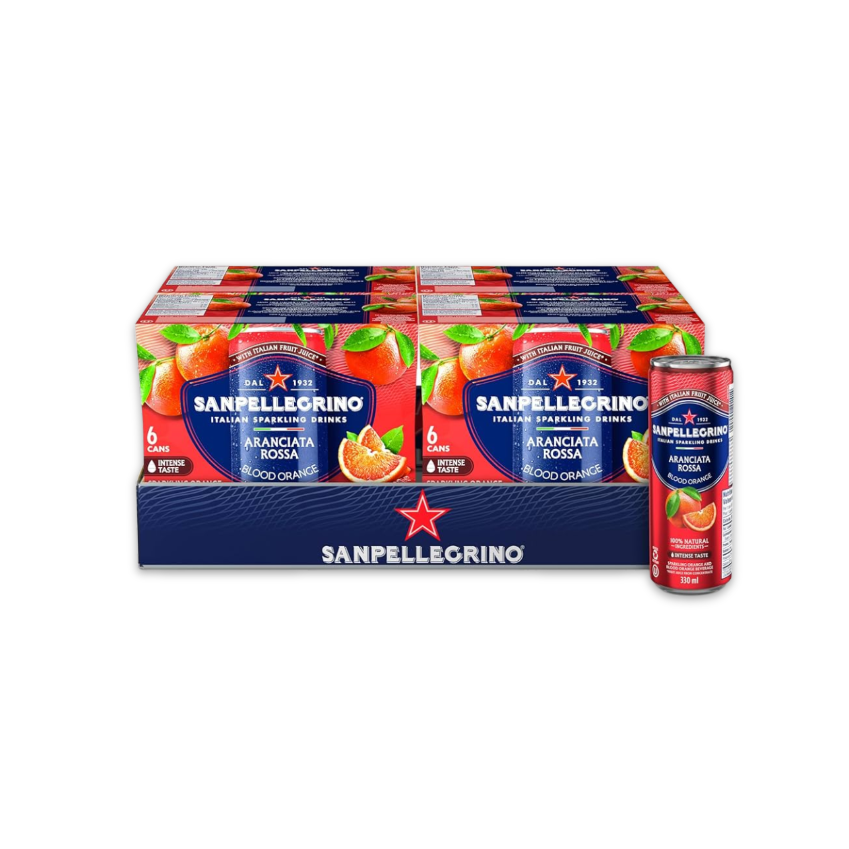 SAN PEL - ARANCIATA ROSSA 24x330ml