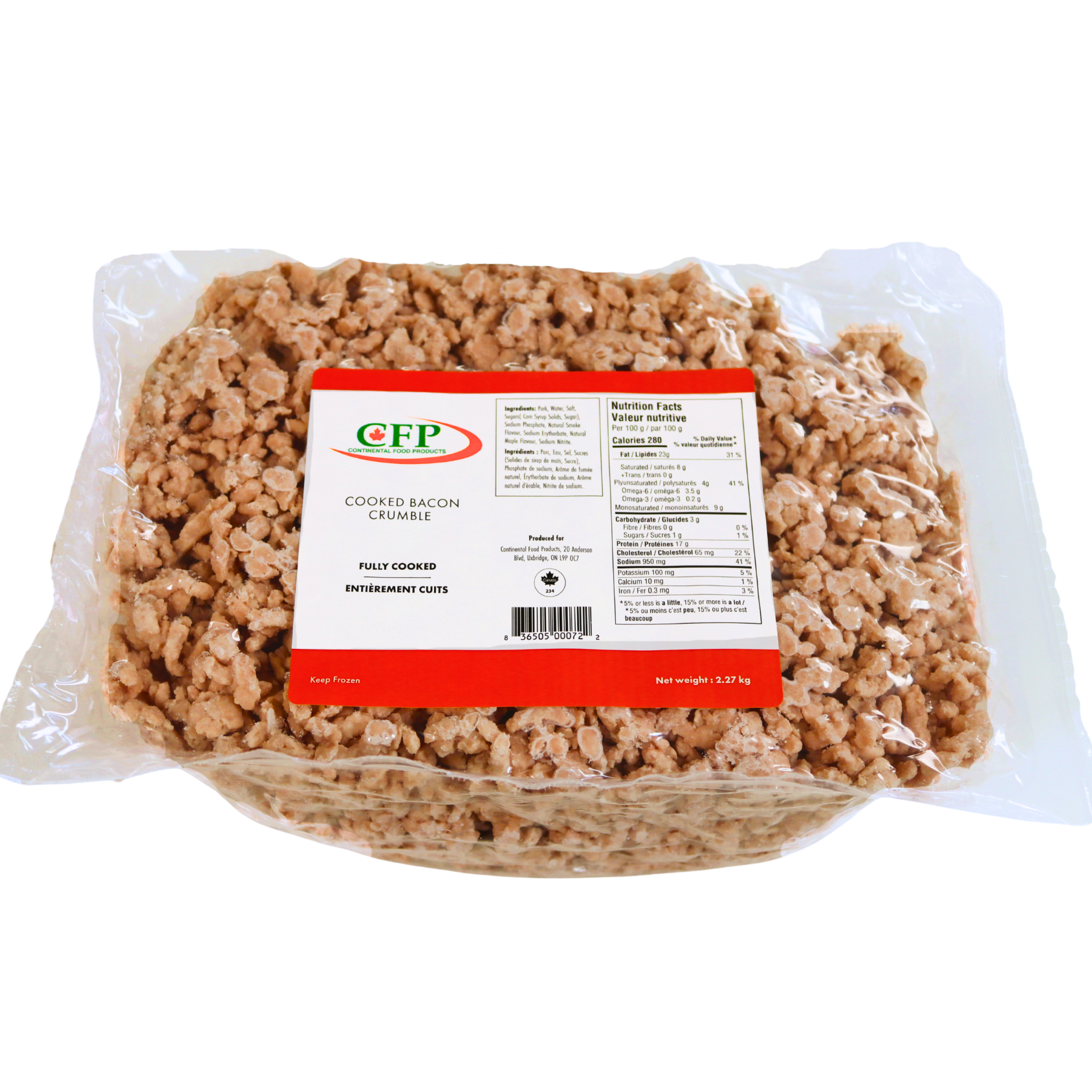 70002 BACON CRUMBLE  CFP 4x2.27kg