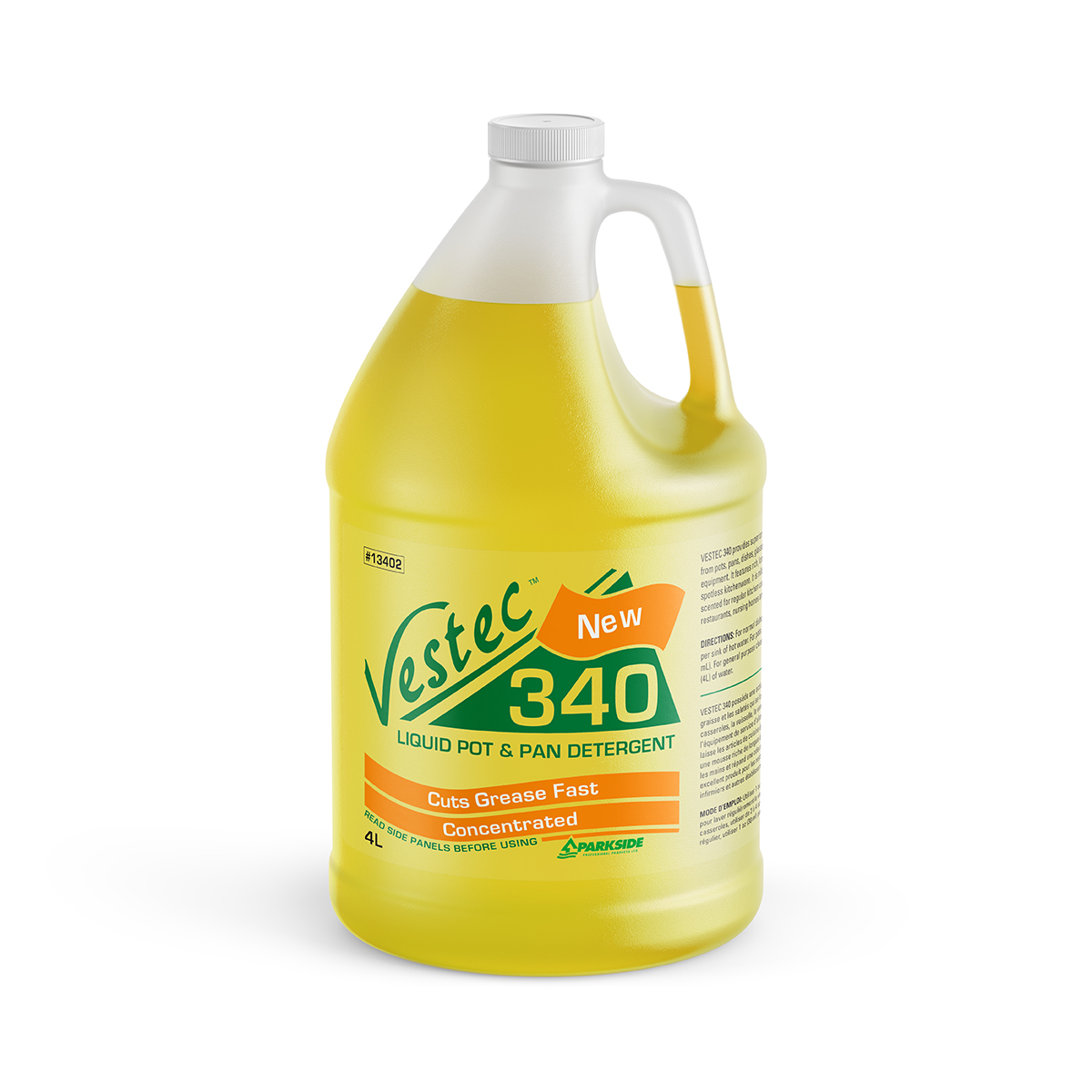 VESTEC 340 LIQ. POT &amp; PAN DETERGENT 4x4L