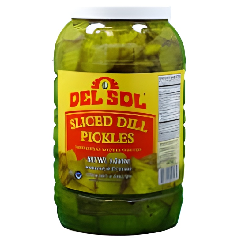 DEL SOL SLICED PICKLES 4x3.78L