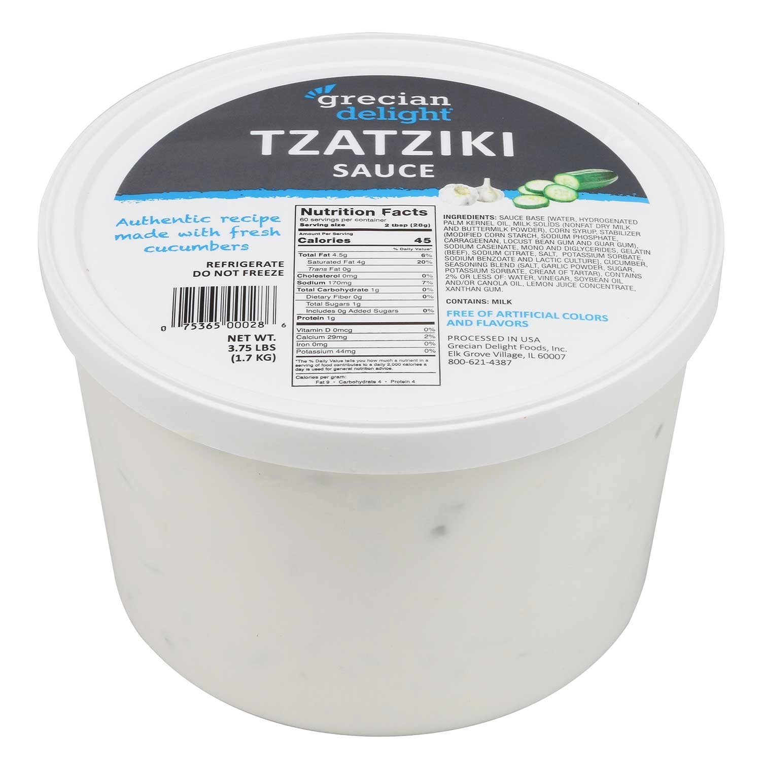 GRECIAN TZATZIKI 2x1.5KG