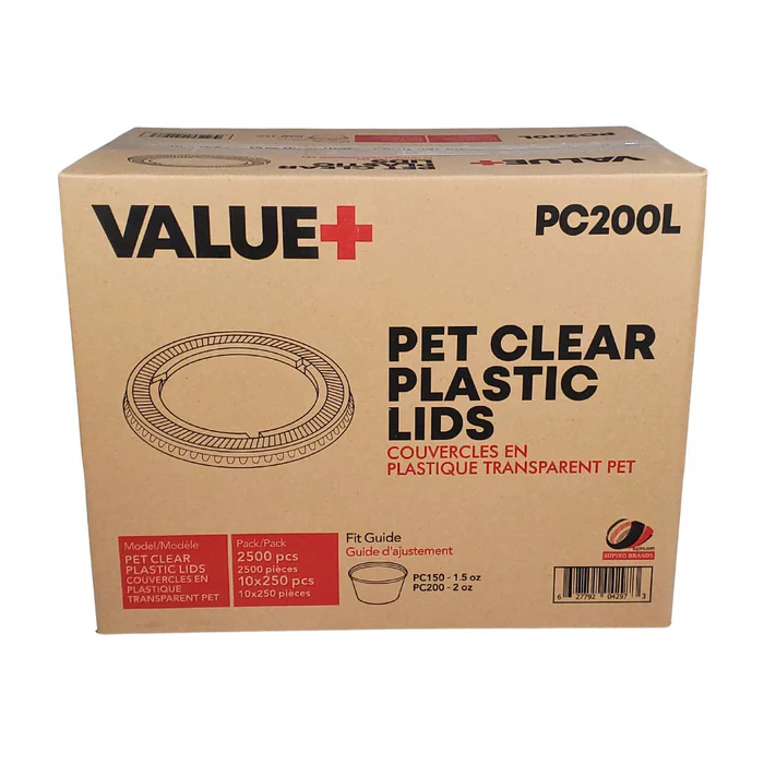 LIDS- 2oz  CLEAR  (2500)