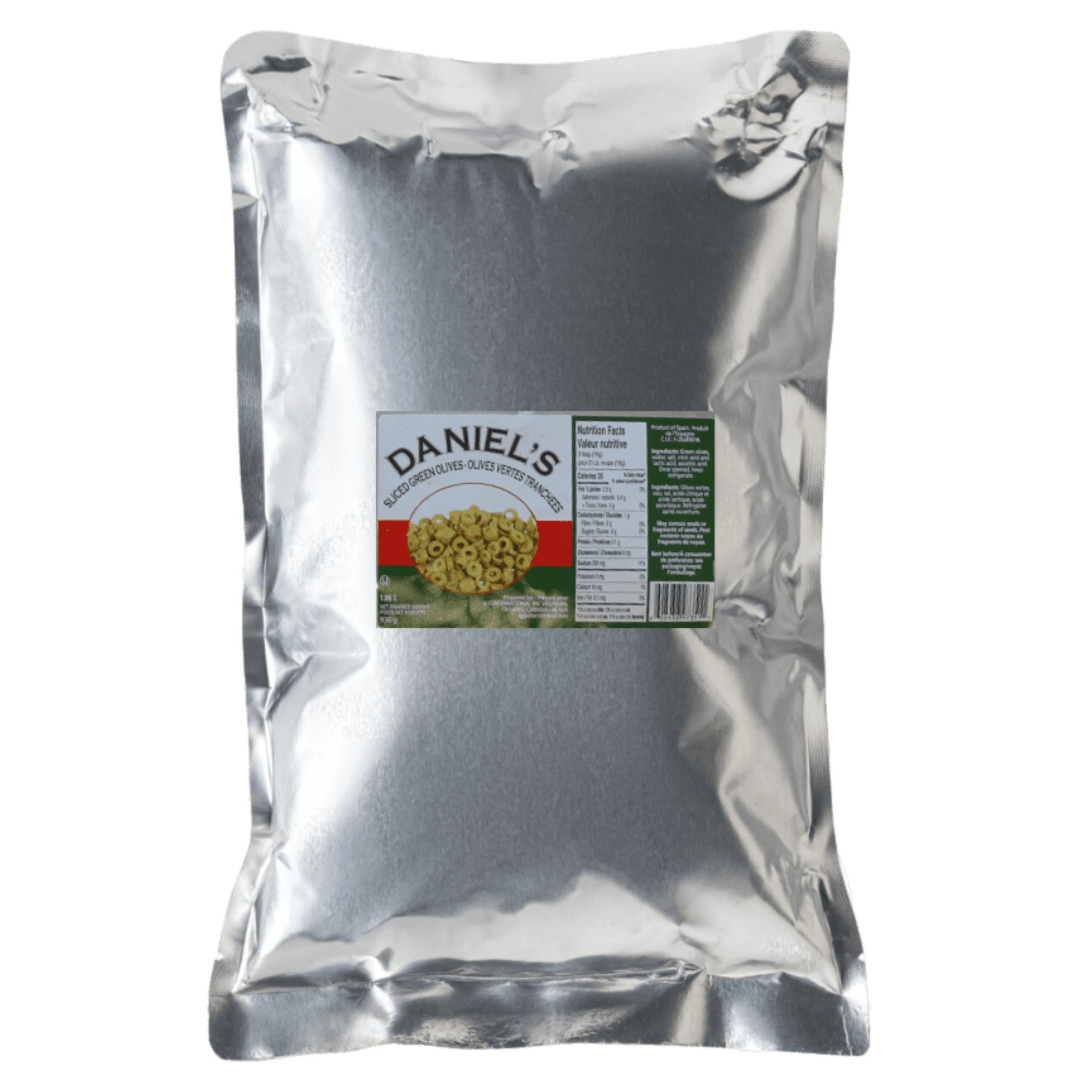 GREEN OLIVES 10x1.2L DANIEL