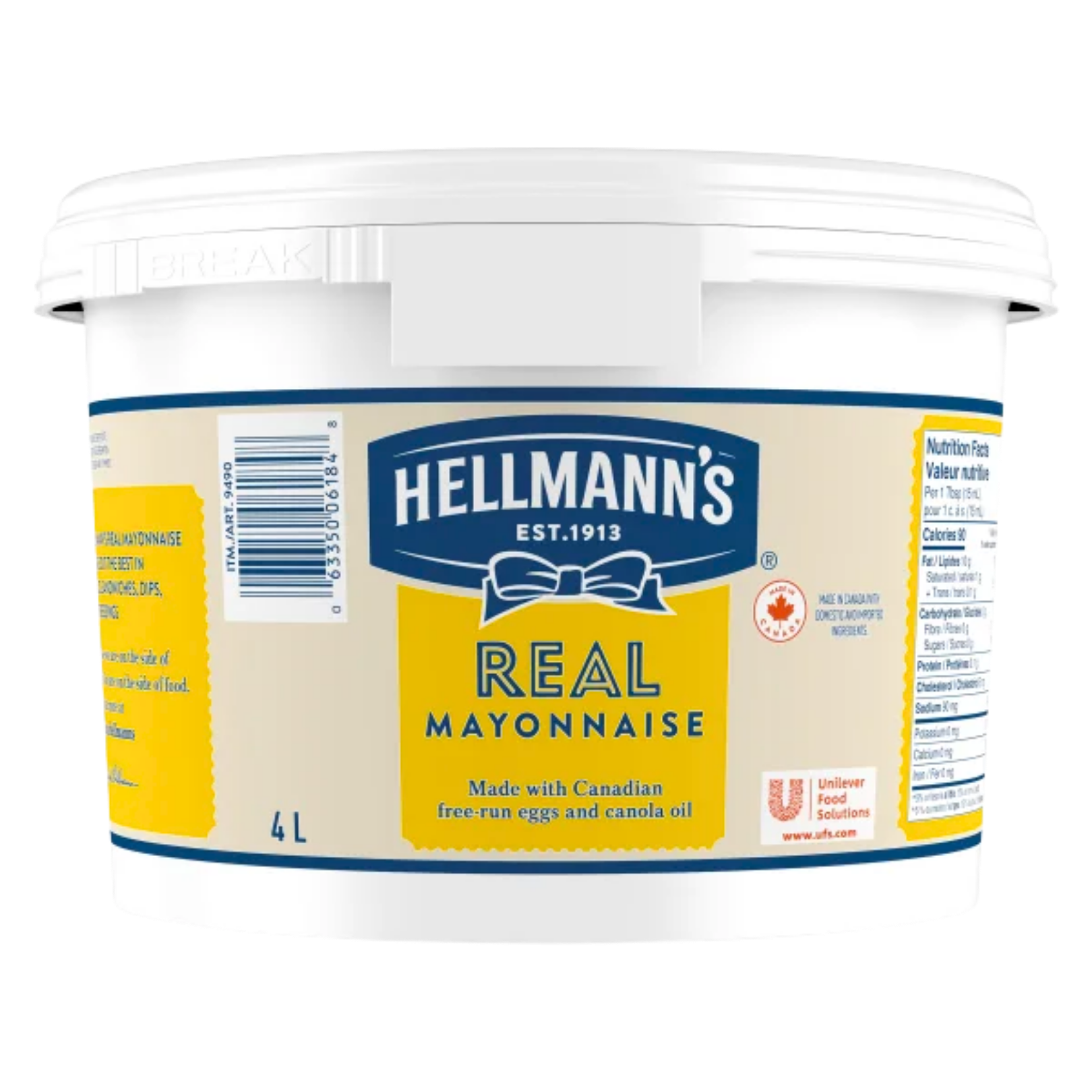 HELLMANN'S MAYO 4lt