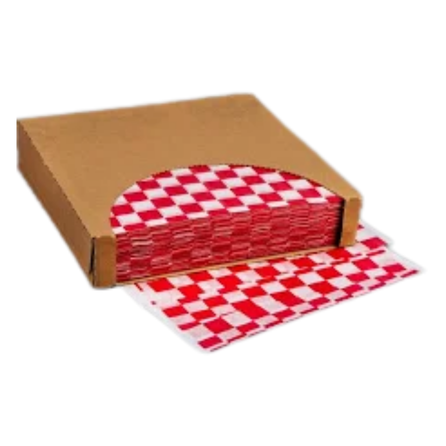 RED CHECK WAX PAP14x14