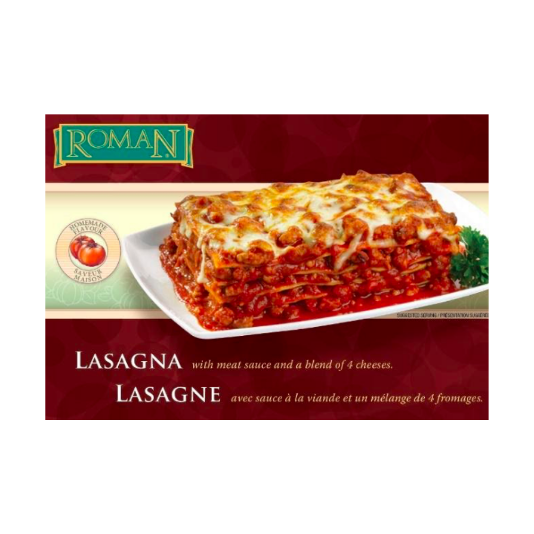ROMAN LASAGNA 4 CHEESE W/ MEAT SAUCE 6x2.27KG