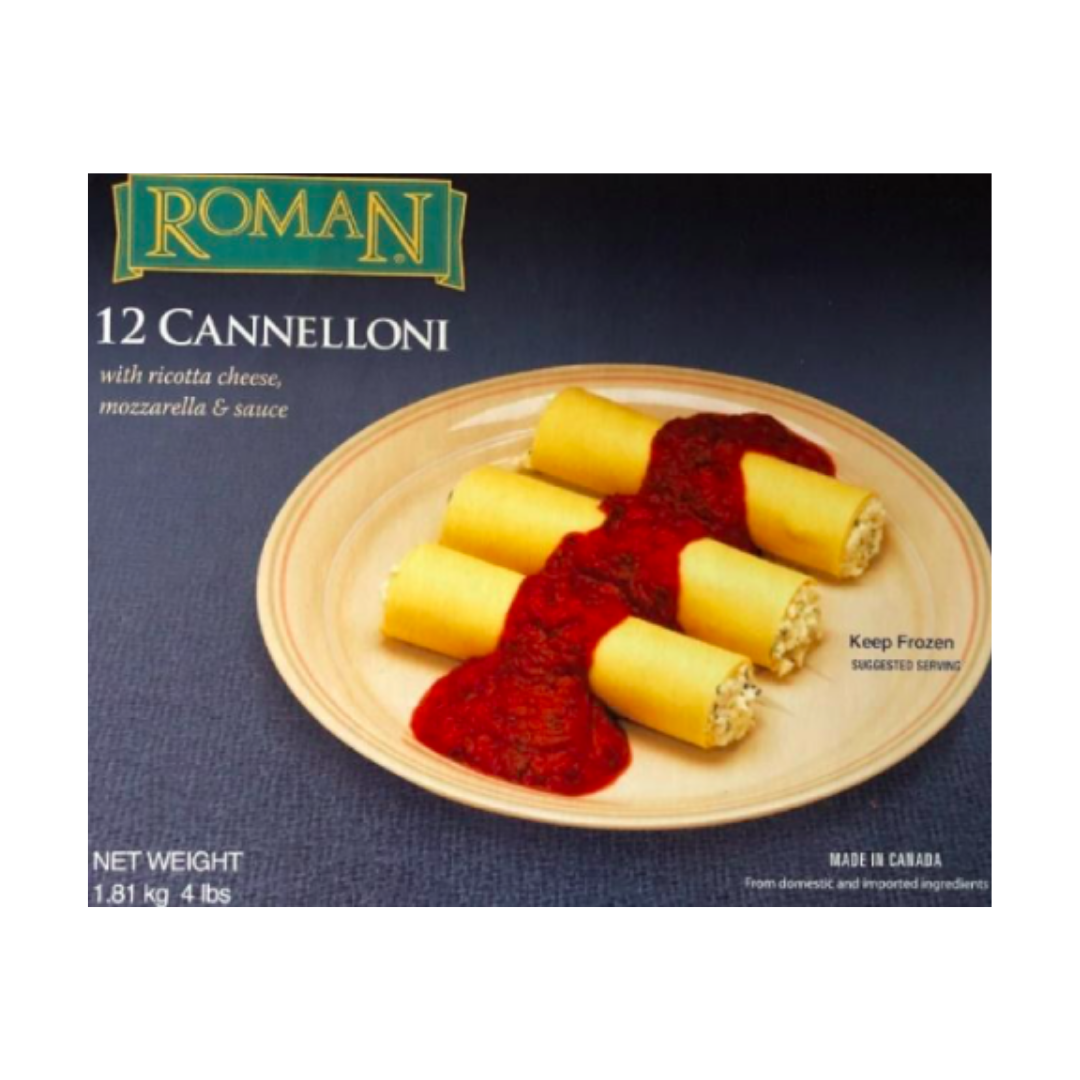 ROMAN CANNELLONI CHEESE W/ SAUCE 6x1.81KG